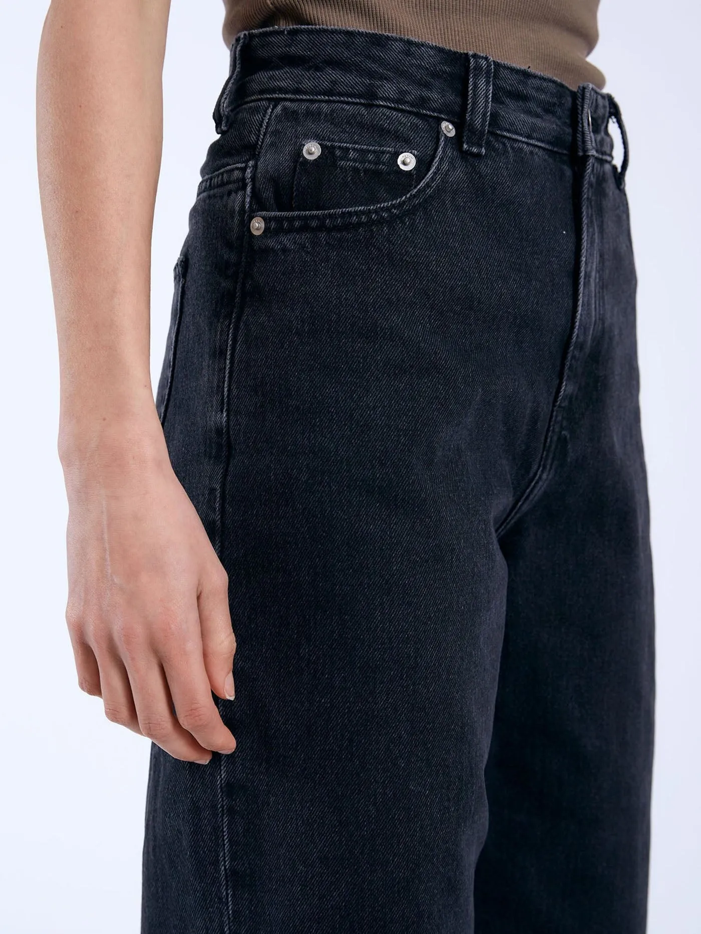 Donna Retro Black Jeans