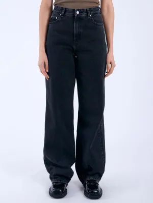 Donna Retro Black Jeans