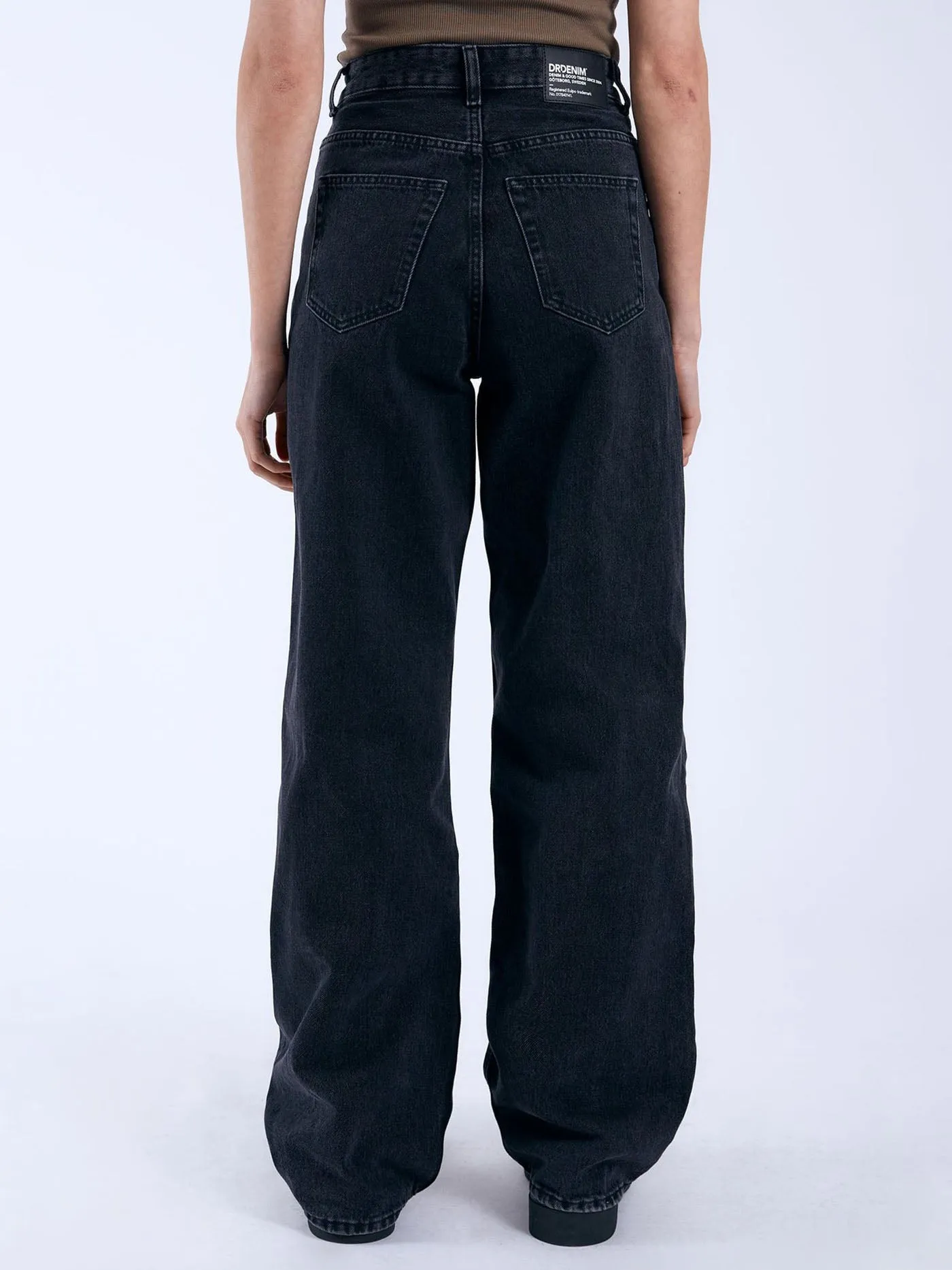 Donna Retro Black Jeans